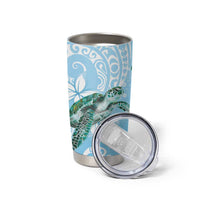 Personalised Polynesia Valentine's Day Tumbler Cup SeaTurtle Couple Polynesian - Fairy Sparkles Color LT14 - Polynesian Pride