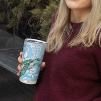 Personalised Polynesia Valentine's Day Tumbler Cup SeaTurtle Couple Polynesian - Fairy Sparkles Color LT14 - Polynesian Pride