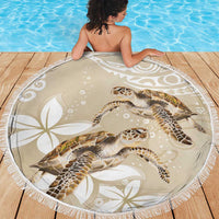 Happy Valentine's Day Polynesia Beach Blanket SeaTurtle Couple Polynesian - Pollinate Color LT14 - Polynesian Pride