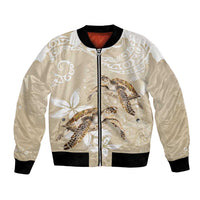 Happy Valentine's Day Polynesia Bomber Jacket SeaTurtle Couple Polynesian - Pollinate Color
