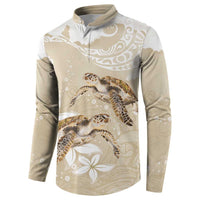 Happy Valentine's Day Polynesia Button Sweatshirt SeaTurtle Couple Polynesian - Pollinate Color LT14 - Polynesian Pride
