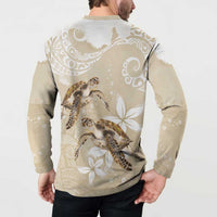 Happy Valentine's Day Polynesia Button Sweatshirt SeaTurtle Couple Polynesian - Pollinate Color LT14 - Polynesian Pride
