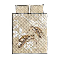 Happy Valentine's Day Polynesia Quilt Bed Set SeaTurtle Couple Polynesian - Pollinate Color LT14 - Polynesian Pride