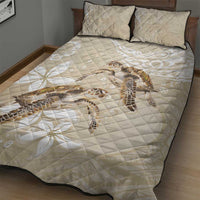Happy Valentine's Day Polynesia Quilt Bed Set SeaTurtle Couple Polynesian - Pollinate Color LT14 - Polynesian Pride