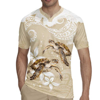 Happy Valentine's Day Polynesia Rugby Jersey SeaTurtle Couple Polynesian - Pollinate Color LT14 - Polynesian Pride