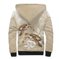 Happy Valentine's Day Polynesia Sherpa Hoodie SeaTurtle Couple Polynesian - Pollinate Color LT14 - Polynesian Pride