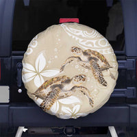 Happy Valentine's Day Polynesia Spare Tire Cover SeaTurtle Couple Polynesian - Pollinate Color LT14 - Polynesian Pride