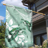Happy Valentine's Day Polynesia Garden Flag SeaTurtle Couple Polynesian - Green Lester Color LT14 - Polynesian Pride