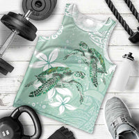 Happy Valentine's Day Polynesia Men Tank Top SeaTurtle Couple Polynesian - Green Lester Color LT14 - Polynesian Pride