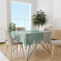 Happy Valentine's Day Polynesia Tablecloth SeaTurtle Couple Polynesian - Green Lester Color LT14 - Polynesian Pride