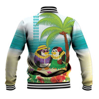 Hawaii Penguin Couple Baseball Jacket Hawaiian Kakau - Tropical Summer Vibes LT14 - Polynesian Pride