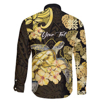 Personalised Aloha Hawaii Oahu Island Family Matching Summer Maxi Dress and Hawaiian Shirt Gathering Place Sea Turtle Ilima Flowers