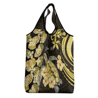Personalised Aloha Hawaii Oahu Island Grocery Bag Gathering Place Sea Turtle Ilima Flowers LT14 - Polynesian Pride