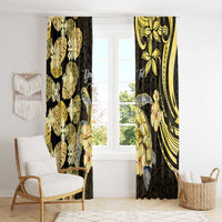 Personalised Aloha Hawaii Oahu Island Window Curtain Gathering Place Sea Turtle Ilima Flowers LT14 - Polynesian Pride