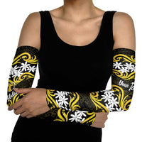 Personalised Cook Islands Aitutaki Arm Sleeves Tiare Maori Polynesian Waves Tattoo LT14 - Polynesian Pride