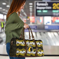 Personalised Cook Islands Aitutaki Travel Bag Tiare Maori Polynesian Waves Tattoo LT14 - Polynesian Pride