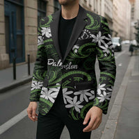 Personalised Cook Islands Palmerston Blazer Tiare Maori Polynesian Waves Tattoo LT14 - Polynesian Pride