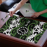 Personalised Cook Islands Palmerston Puzzle Tiare Maori Polynesian Waves Tattoo LT14 - Polynesian Pride