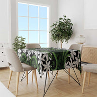 Personalised Cook Islands Palmerston Tablecloth Tiare Maori Polynesian Waves Tattoo LT14 - Polynesian Pride