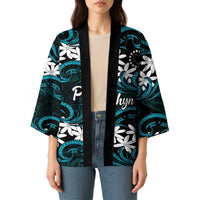 Personalised Cook Islands Penrhyn Atoll Kimono Tiare Maori Polynesian Waves Tattoo