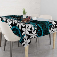 Personalised Cook Islands Penrhyn Atoll Tablecloth Tiare Maori Polynesian Waves Tattoo LT14 - Polynesian Pride