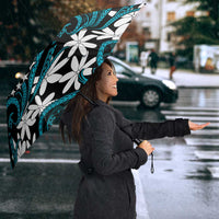 Personalised Cook Islands Penrhyn Atoll Umbrella Tiare Maori Polynesian Waves Tattoo LT14 - Polynesian Pride