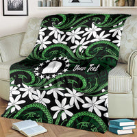 Personalised Cook Islands Mitiaro Blanket Tiare Maori Polynesian Waves Tattoo LT14 - Polynesian Pride