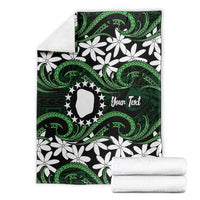 Personalised Cook Islands Mitiaro Blanket Tiare Maori Polynesian Waves Tattoo LT14 - Polynesian Pride