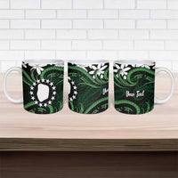 Personalised Cook Islands Mitiaro Ceramic Mug Tiare Maori Polynesian Waves Tattoo LT14 - Polynesian Pride