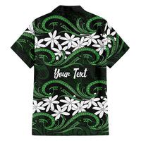 Personalised Cook Islands Mitiaro Family Matching Summer Maxi Dress and Hawaiian Shirt Tiare Maori Polynesian Waves Tattoo