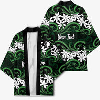 Personalised Cook Islands Mitiaro Kimono Tiare Maori Polynesian Waves Tattoo