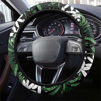 Cook Islands Mitiaro Steering Wheel Cover Tiare Maori Polynesian Waves Tattoo LT14 - Polynesian Pride