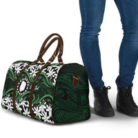 Personalised Cook Islands Mitiaro Travel Bag Tiare Maori Polynesian Waves Tattoo LT14 - Polynesian Pride