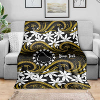 Personalised Cook Islands Manihiki Blanket Tiare Maori Polynesian Waves Tattoo LT14 - Polynesian Pride