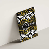 Personalised Cook Islands Manihiki Canvas Wall Art Tiare Maori Polynesian Waves Tattoo LT14 - Polynesian Pride