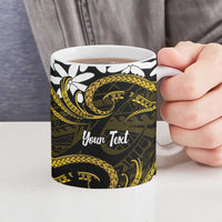 Personalised Cook Islands Manihiki Ceramic Mug Tiare Maori Polynesian Waves Tattoo LT14 - Polynesian Pride