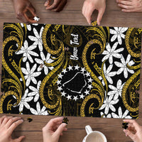Personalised Cook Islands Manihiki Puzzle Tiare Maori Polynesian Waves Tattoo LT14 - Polynesian Pride