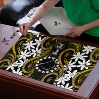 Personalised Cook Islands Manihiki Puzzle Tiare Maori Polynesian Waves Tattoo LT14 - Polynesian Pride