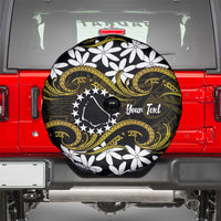 Personalised Cook Islands Manihiki Spare Tire Cover Tiare Maori Polynesian Waves Tattoo LT14 - Polynesian Pride