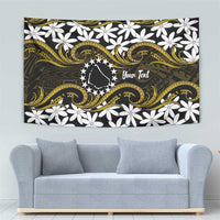 Personalised Cook Islands Manihiki Tapestry Tiare Maori Polynesian Waves Tattoo LT14 - Polynesian Pride