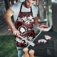 Personalised Cook Islands Atiu Enuamanu Apron Tiare Maori Polynesian Waves Tattoo LT14 - Polynesian Pride