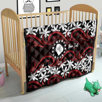Personalised Cook Islands Atiu Enuamanu Quilt Tiare Maori Polynesian Waves Tattoo LT14 - Polynesian Pride