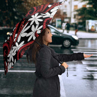 Personalised Cook Islands Atiu Enuamanu Umbrella Tiare Maori Polynesian Waves Tattoo LT14 - Polynesian Pride