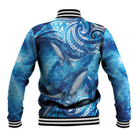 New Zealand Humpback Whale Matariki Baseball Jacket Maori New Year Taniko Niho Taniwha LT14 - Polynesian Pride