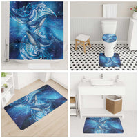 New Zealand Humpback Whale Matariki Bathroom Set Maori New Year Taniko Niho Taniwha LT14 - Polynesian Pride