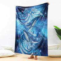 New Zealand Humpback Whale Matariki Blanket Maori New Year Taniko Niho Taniwha LT14 - Polynesian Pride