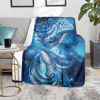 New Zealand Humpback Whale Matariki Blanket Maori New Year Taniko Niho Taniwha LT14 - Polynesian Pride