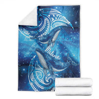 New Zealand Humpback Whale Matariki Blanket Maori New Year Taniko Niho Taniwha LT14 - Polynesian Pride