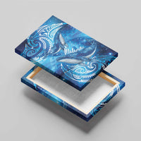 New Zealand Humpback Whale Matariki Canvas Wall Art Maori New Year Taniko Niho Taniwha LT14 - Polynesian Pride