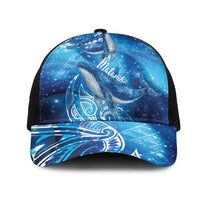 New Zealand Humpback Whale Matariki Mesh Trucker Cap Maori New Year Taniko Niho Taniwha